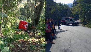 Autob&uacute;s cae a barranco en Veracruz y deja 20 heridos en Naranjal