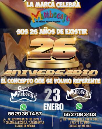 MAMBO CAF&Eacute; CELEBRA 26 A&Ntilde;OS SIENDO EL HOGAR DEL RITMO, EL BAILE Y LA MEMORIA NOCTURNA DE LA CDMX