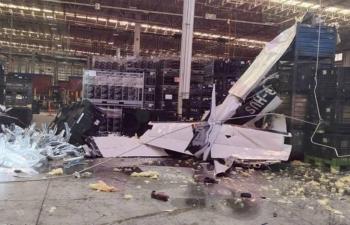 Avioneta se desploma en aeropuerto de Saltillo y deja dos heridos