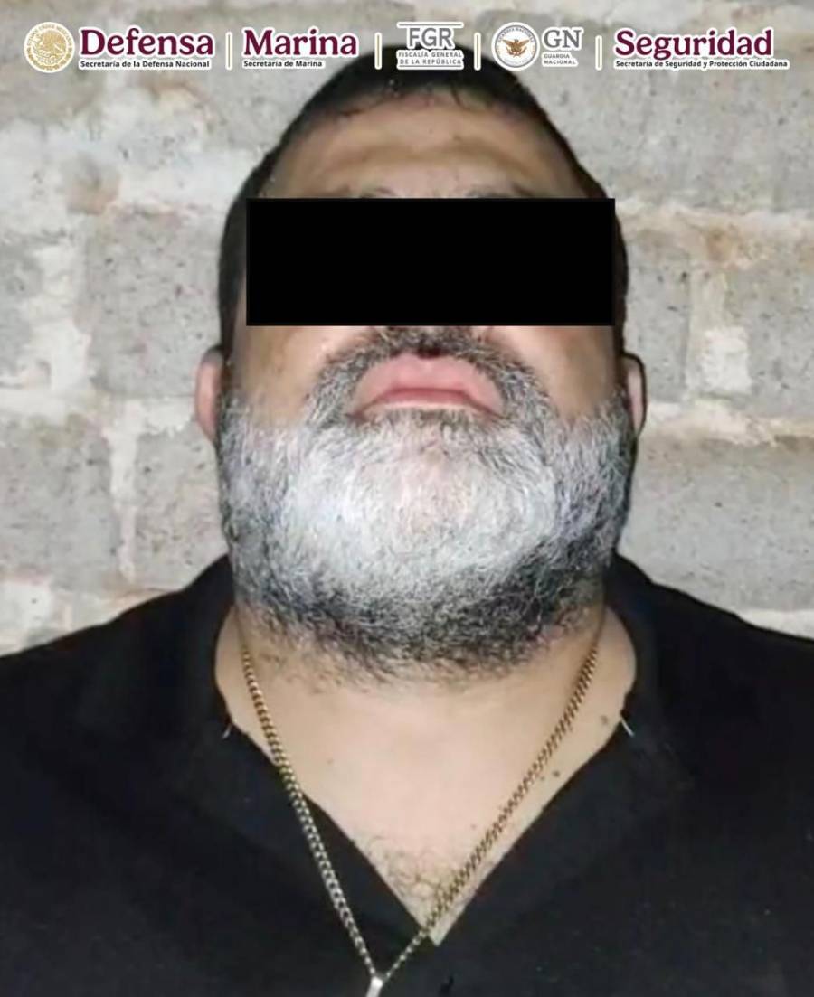 Autoridades federales capturan en Sinaloa a presunto cabecilla de grupo delictivo