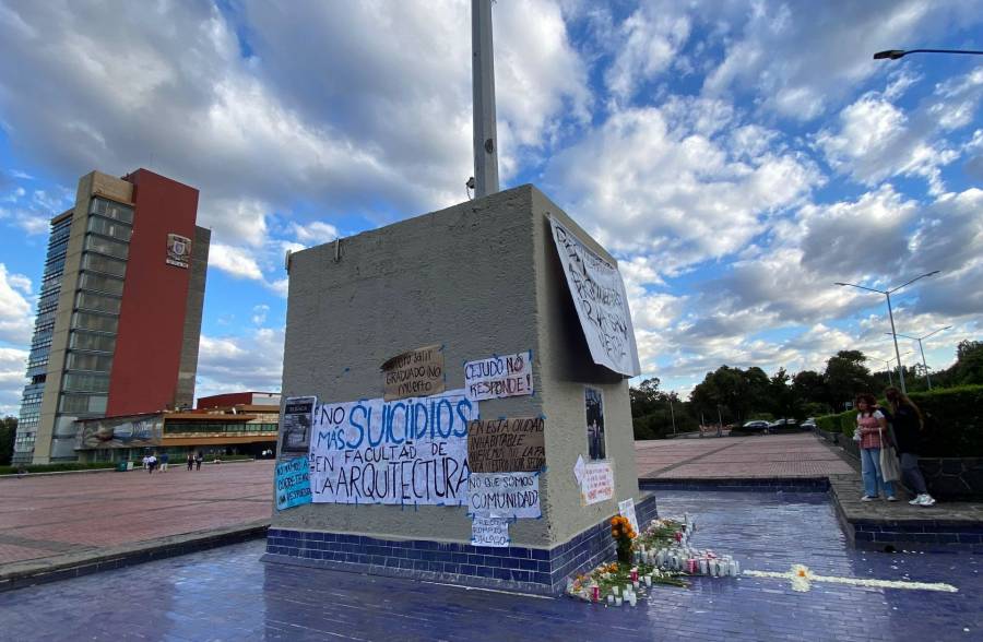 Persisten las protestas en la Facultad de Arquitectura de la UNAM ante falta de acuerdos