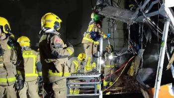 Accidente ferroviario en Catalu&ntilde;a: un muerto y varios heridos tras choque de tren con muro desplomado