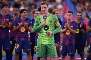 Flick confirma la marcha de Ter Stegen al Girona