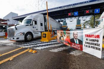 Agricultores de Sinaloa liberan caseta de Costa Rica en protesta por apoyos pendientes