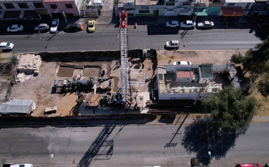 Garantizan abasto de agua en Nezahualcóyotl con reperforación de pozos y obras hidráulicas