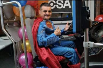 Don Edgar D&iacute;az, exchofer de la Ruta 38, inicia nueva etapa laboral en el DIF Nuevo Le&oacute;n