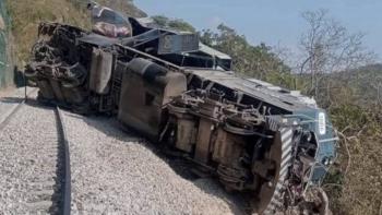 Sheinbaum y Godoy hablan sobre investigaci&oacute;n de descarrilamiento de Tren Interoce&aacute;nico
