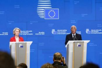 L&iacute;deres de la UE garantizaron 