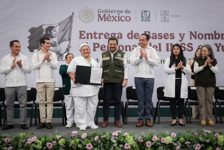 IMSS entrega 71 bases laborales en Quintana Roo, fortaleciendo la atención médica y la certeza laboral