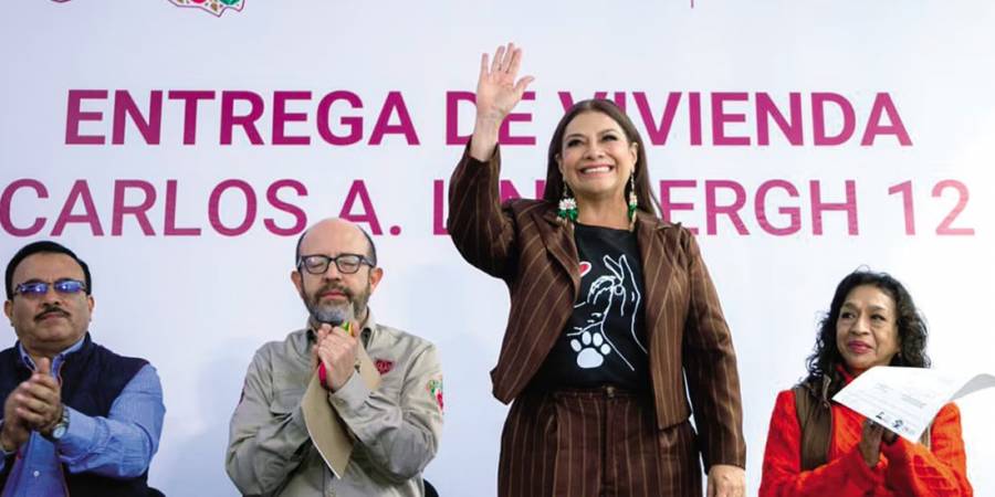 Clara Brugada entrega nuevo conjunto habitacional en Venustiano Carranza