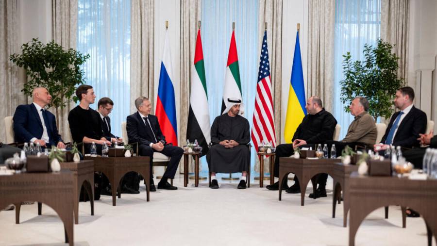C&oacute;mo concluy&oacute; el primer encuentro entre Rusia, Ucrania y Estados Unidos en EAU
