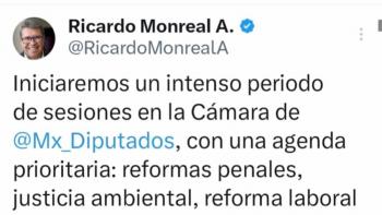 Morena perfila agenda legislativa robusta, con 12 ejes prioritarios; va por las 40 horas laborales