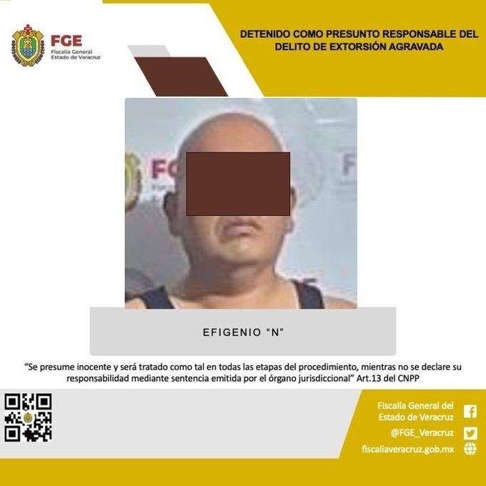 Detienen a exdirector de seguridad de Poza Rica por extorsión agravada