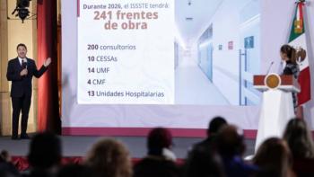 Batres anuncia 241 frentes de obra en 2026 para fortalecer la infraestructura en ISSSTE