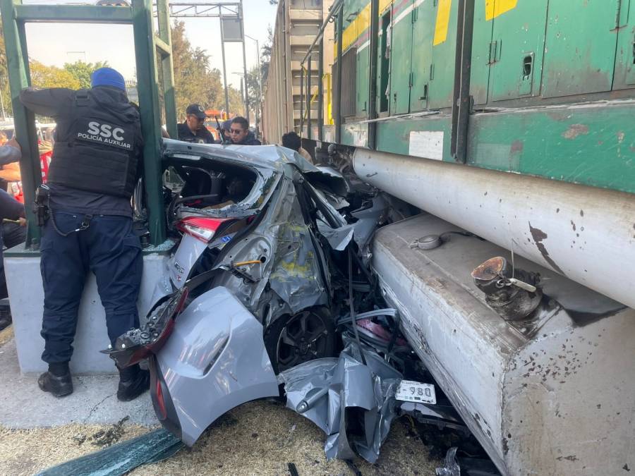 Colisi&oacute;n entre tren y autom&oacute;vil deja un lesionado en la GAM