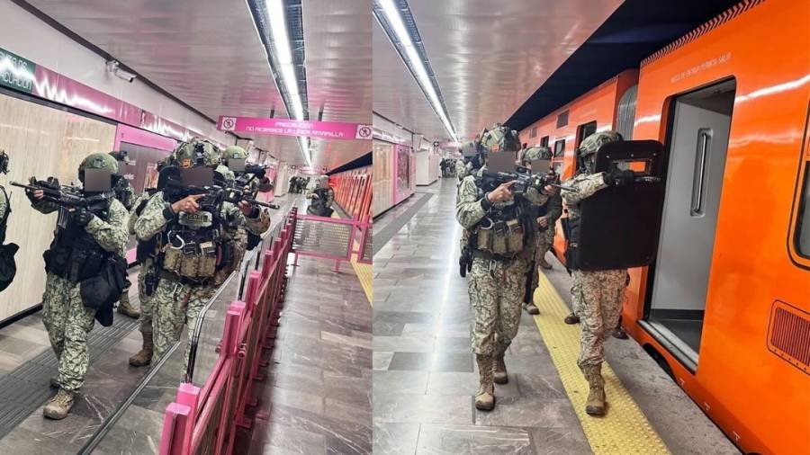 Sedena realiza operativo antiterrorista en estación Pantitlán del Metro CDMX rumbo al Mundial 2026