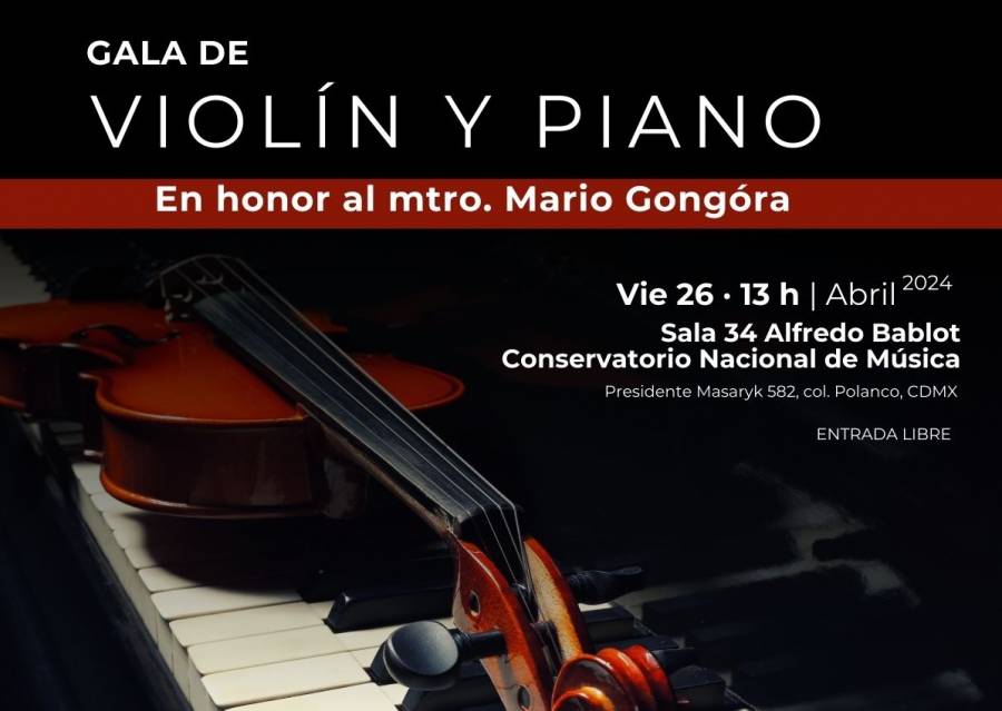 Orquesta Escuela Carlos Ch&aacute;vez ofrecer&aacute; dos recitales de viol&iacute;n en febrero