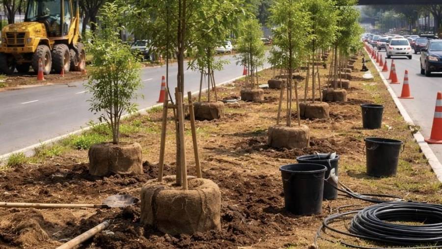 Bosques Ciudadanos llega a Gonzalitos: Plantan m&aacute;s de 60 &aacute;rboles nativos para oxigenar Monterrey