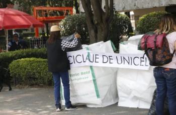 Una red comunitaria transforma el reciclaje de poliestireno en la Ciudad de M&eacute;xico