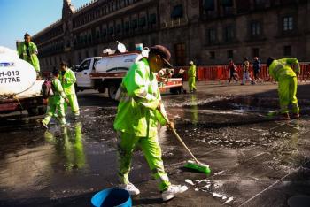 Conmemoran el D&iacute;a del Trabajador de Limpia en la Ciudad de M&eacute;xico