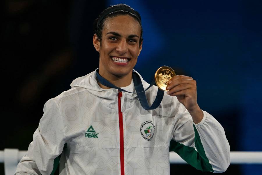 La boxeadora argelina Imane Khelif revela que se someti&oacute; a un tratamiento hormonal