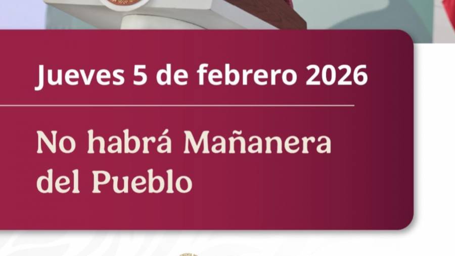 Este jueves no habrá mañanera por aniversario de la promulgación de la Constitución