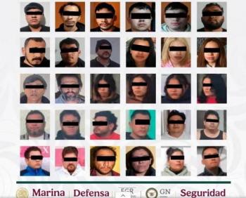 Autoridades federales realizan 12 cateos y detienen a 30 personas en Quer&eacute;taro