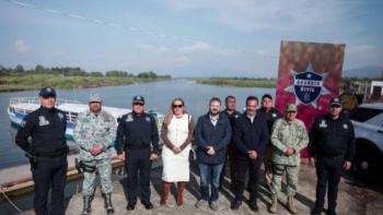 Refuerzan vigilancia en lago de P&aacute;tzcuaro con despliegue de elementos contra huachicol h&iacute;drico