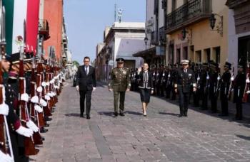 Sheinbaum y Kuri llaman a defender soberan&iacute;a en aniversario de la Constituci&oacute;n