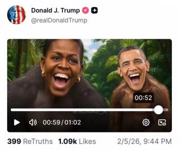 Trump provoca indignaci&oacute;n con video racista contra Barack y Michelle Obama