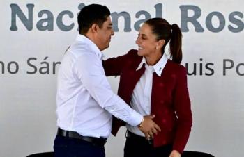 Gallardo y Sheinbaum inauguran la Universidad Rosario Castellanos en beneficio de la juventud potosina