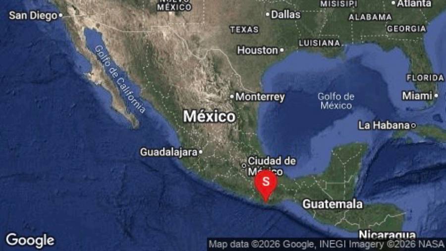 Sismo de magnitud 5.7 sacude la costa de Oaxaca