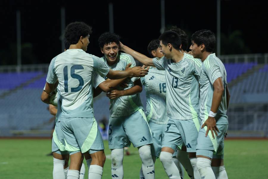 México mantiene paso perfecto y se afianza rumbo al Mundial Sub-17 tras goleada 4-0