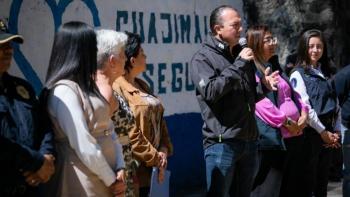 Cuajimalpa refuerza seguridad en Ahuatenco con Sendero Seguro y garita rehabilitada