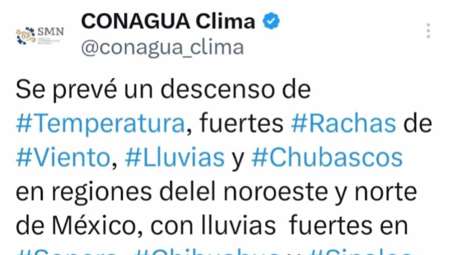 Autoridades refuerzan acciones preventivas ante descenso de temperaturas en el pa&iacute;s a partir de hoy