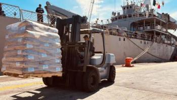 M&eacute;xico env&iacute;a m&aacute;s de 800 toneladas de ayuda humanitaria a Cuba