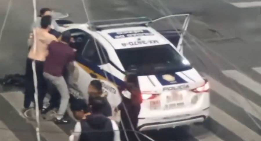 Policía de la SSC agredido durante patrullaje en Santa María la Ribera