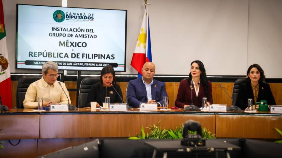 Congreso instala Grupo de Amistad México–Filipinas; Gabriela Jiménez destaca cooperación internacional