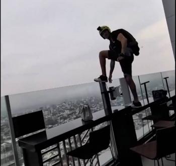 Clausuran “Rooftop Bar 360” tras salto en paraca&iacute;das desde la terraza del Hotel Riu Plaza en Guadalajara