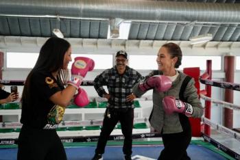 Claudia Sheinbaum presenta programa “Boxeando por la paz” con apoyo a 5 mil boxeadores
