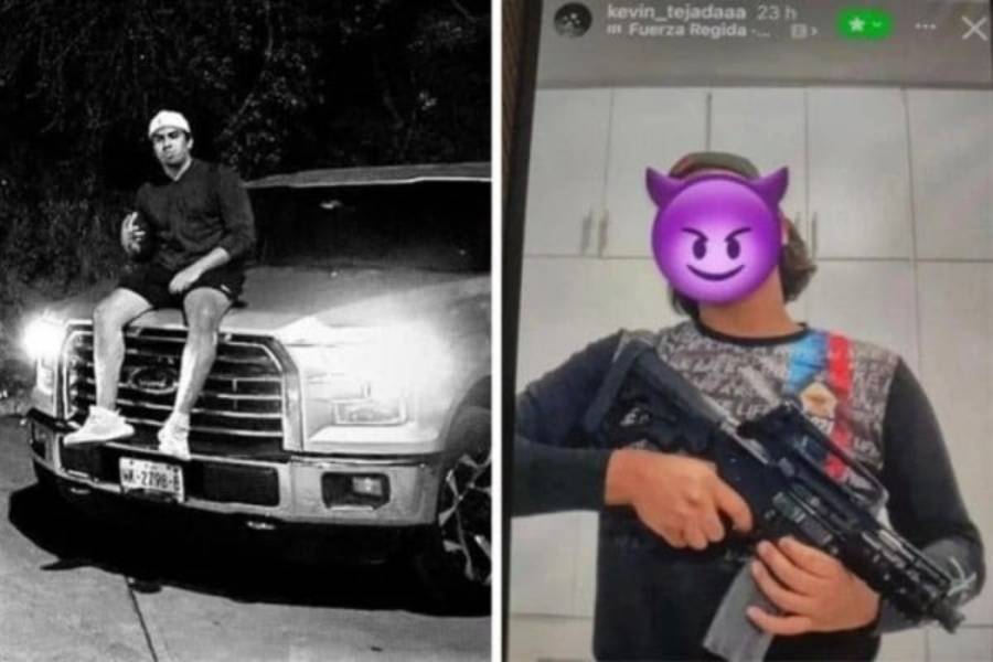 Hijo de mando policial en Oaxaca genera polémica por exhibición de armas y vehículos de lujo