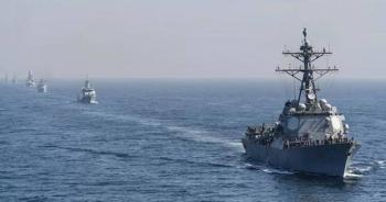 Dos buques de la Marina de EE.UU. chocan en el Caribe durante maniobra de abastecimiento