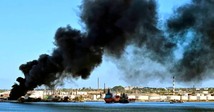 Incendio en refinería Ñico López de La Habana genera alarma en plena crisis energética