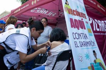 CDMX supera el mill&oacute;n de vacunados contra el sarampi&oacute;n; prev&eacute;n inmunidad comunitaria en marzo