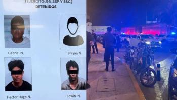 Capturan a cuatro presuntos responsables de balacera en antro de Puebla