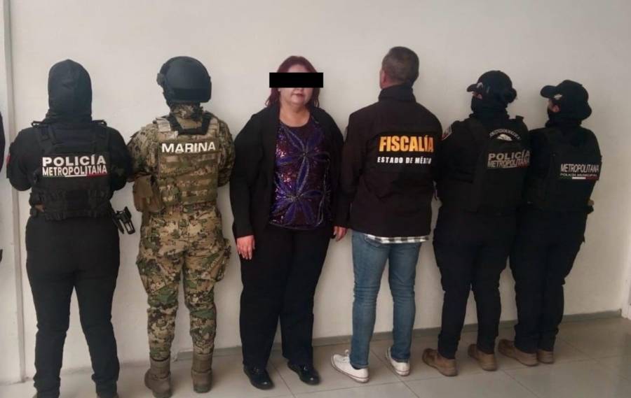 Capturan a presunta l&iacute;der delictiva vinculada al “Sindicato 25 de Marzo” en el Estado de M&eacute;xico