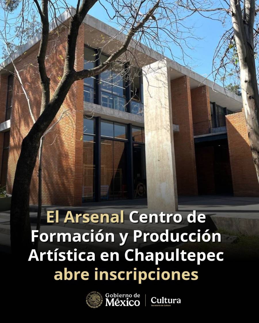 Inauguran El Arsenal, nuevo centro de formación artística en Chapultepec con convocatoria abierta