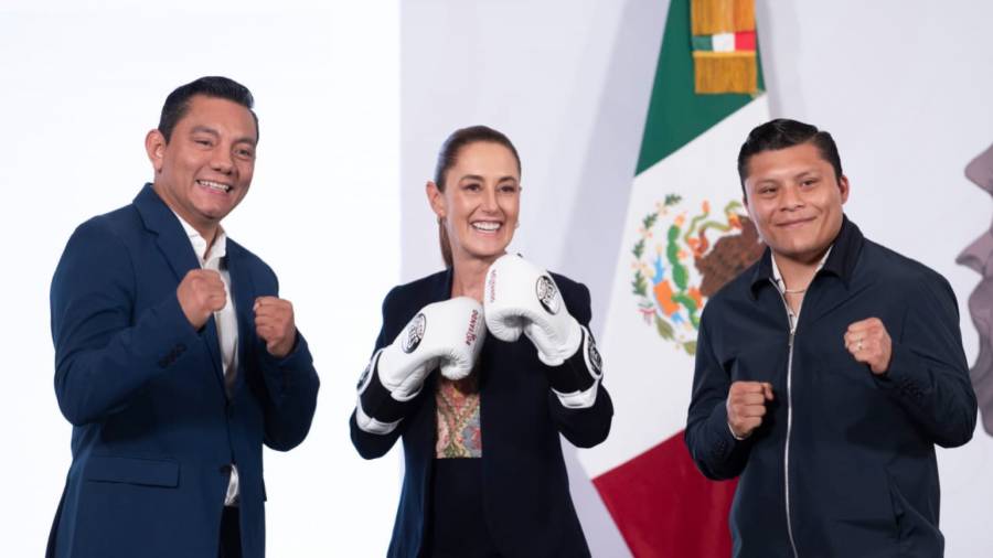 Sheinbaum se pone los guantes y lanza programa “Boxeando por la Paz”
