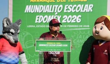 Arranca Mundialito Escolar 2026 con r&eacute;cord de participaci&oacute;n estudiantil