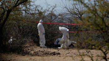 Hallan fosa clandestina con seis cuerpos en Para&iacute;so, Tabasco
